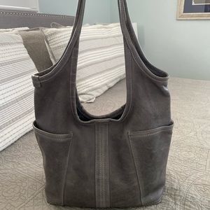 Rough & Tumble leather bag in Grey
